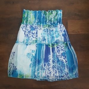 Lilly Pulitzer floral printed flowy skirt